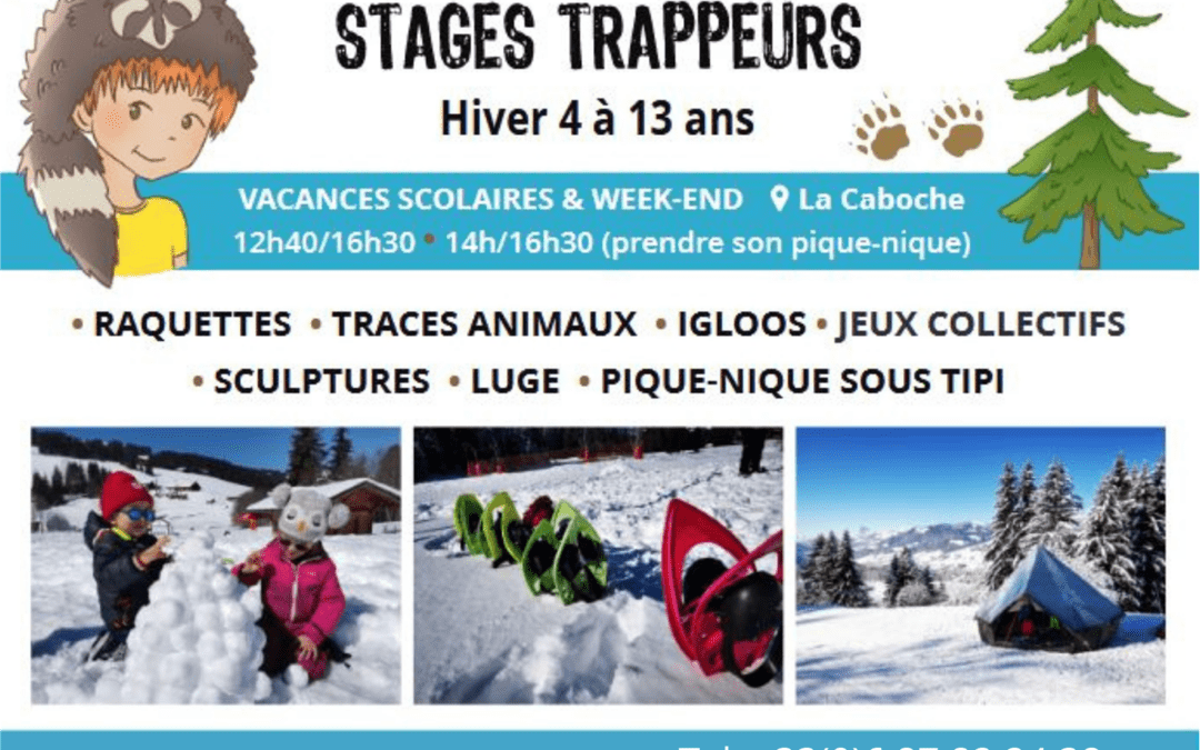 STAGES TRAPPEURS HIVER 2022