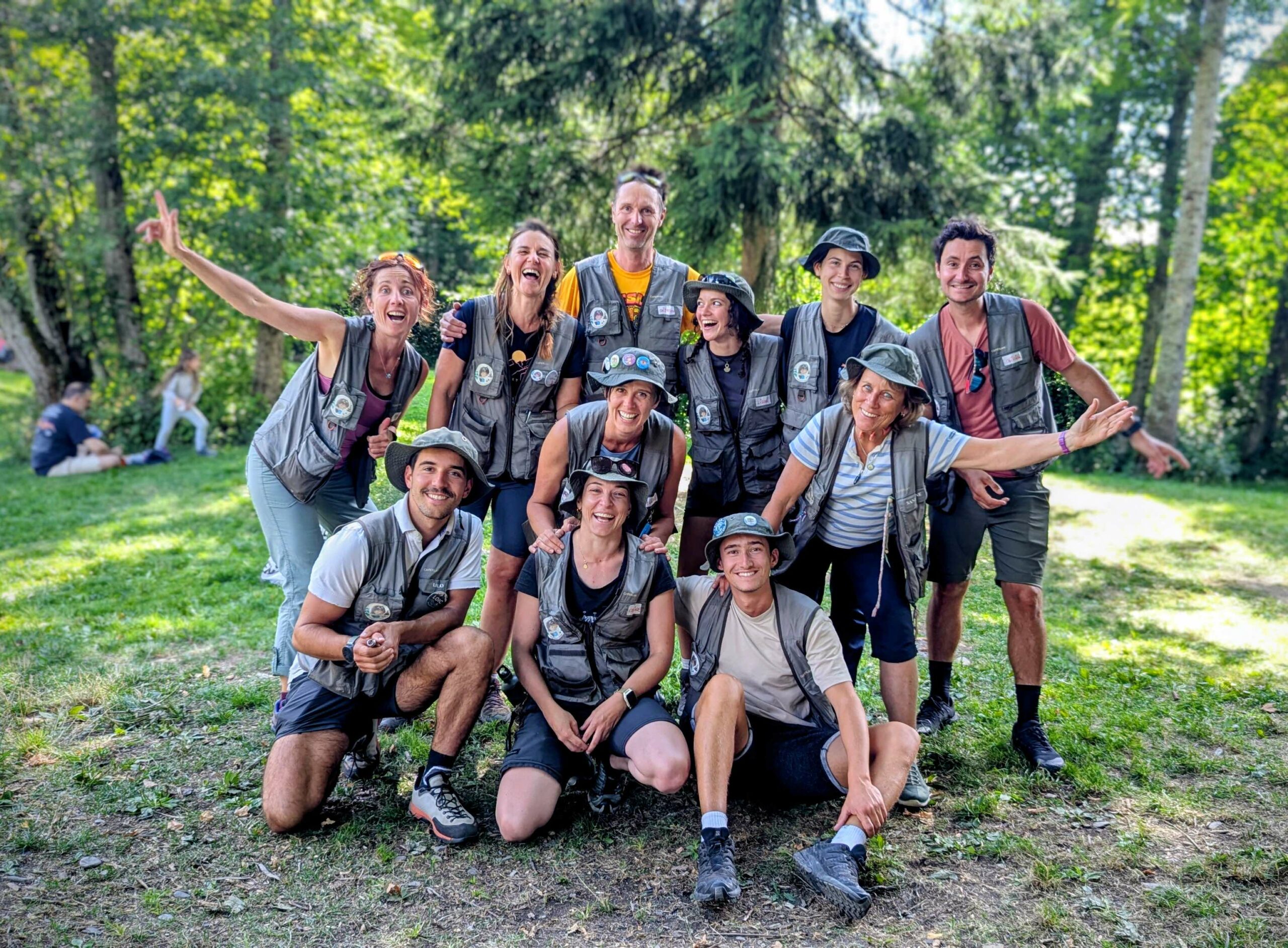 Équipe encadrante des stages Trappeurs